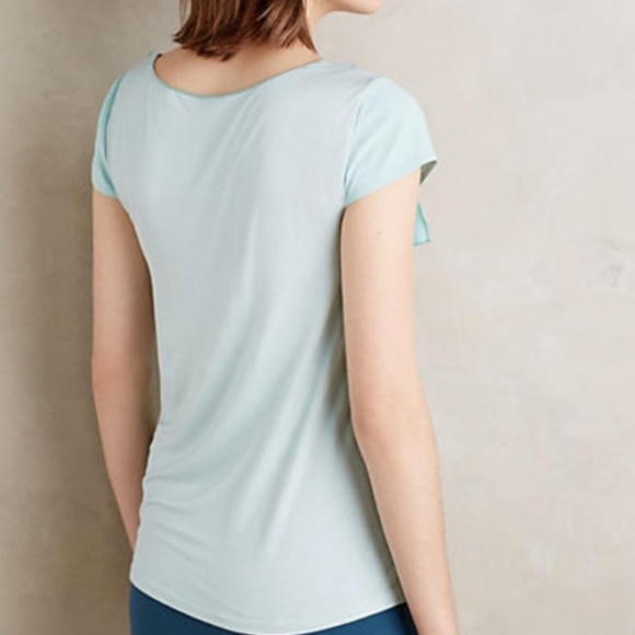 Anthropologie Cascade Blouse Ice Blue - Picture 3 of 3